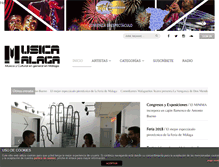 Tablet Screenshot of musicamalaga.com